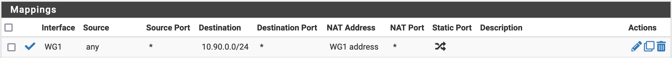 Firewall / NAT / Outbound rule