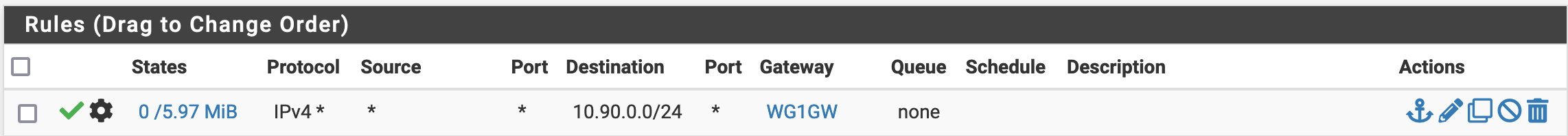 Firewall / Rules / LAN -&gt; new Rule